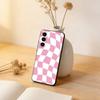 Solid color plaid Phone Case Black Silicone Soft For Samsung Galaxy A73,A72,A71,A70,A53,A52,A51