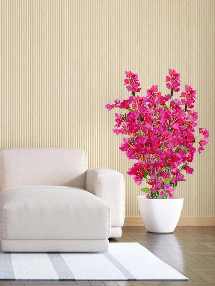 Artificial Bougainvillea Branches 5pcs Simulated Triangular Plum High Branches Encryption Wedding Arch Decoration Flower 117cm