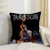 Rapper T-Travis S-Scott Personalized Pillow Cover Kids Bedroom Wild Party Decor Pillowcase Kid Birthday Shower Gift