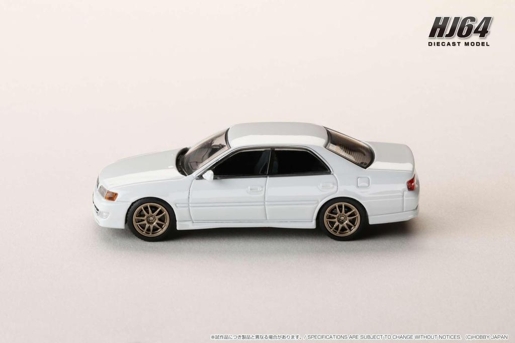 1/64 Toyota Chaser Tourer V (JZX100) Early Version (1996) JDM STYLE 10-Spoke Wheels Super White II