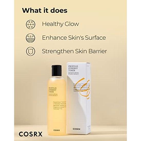 COSRX Propolis Synergy Toner 150ml Moisturizing Nutrient Supply Soothing Serum Sensitive Skin Low Irritation Honey Care Made France Moist Glossy Basic