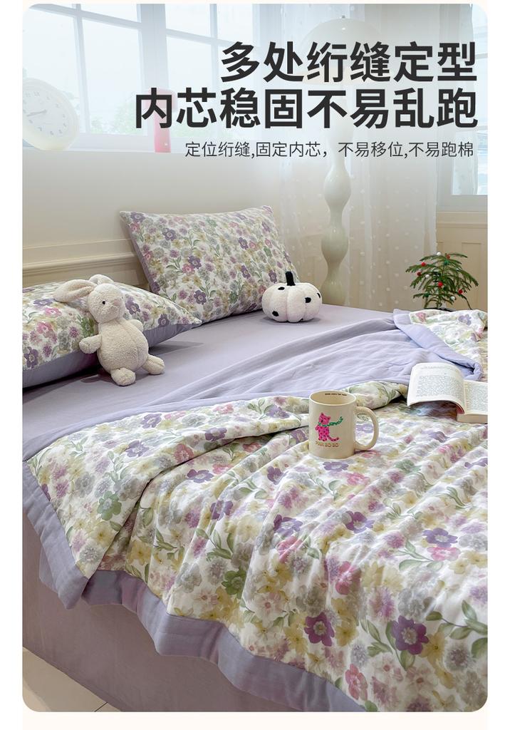 Full Cotton Double-Layer Yarn Xinjiang Cotton Summer Cool Quilt
