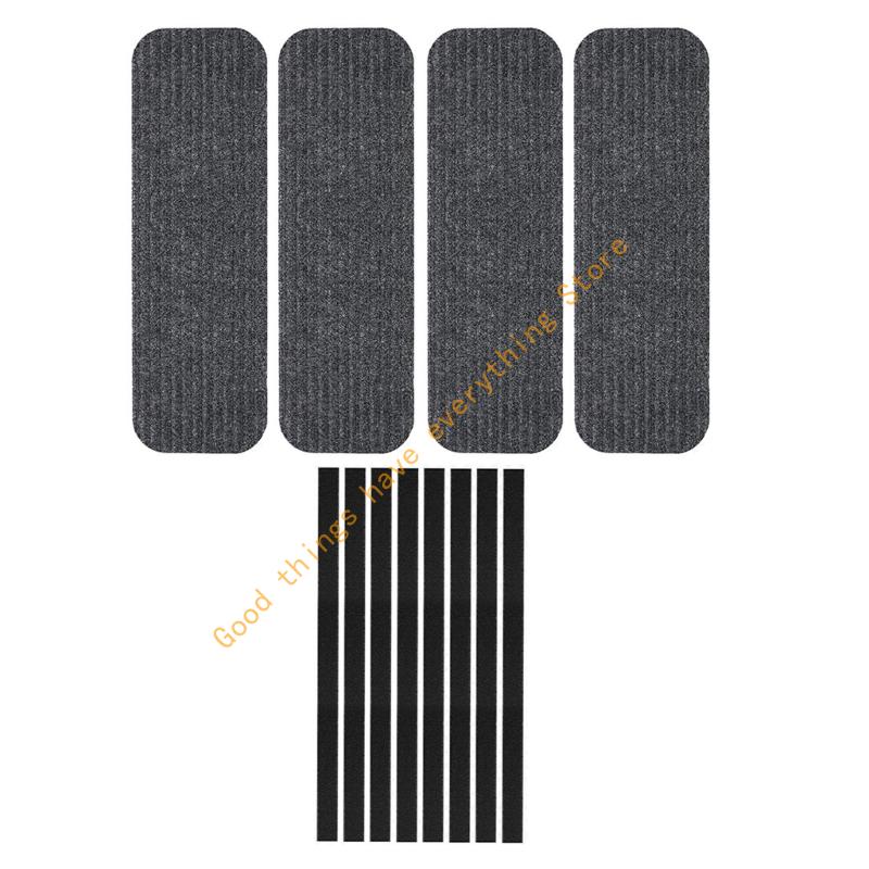 55KF Car Step Covers Slip Proof Waterproofie Caravans Stair Mats Durable Polyester Trailer Stair Pads Rugs