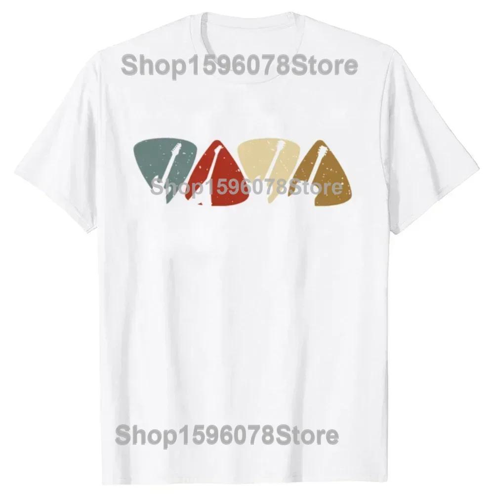 Rock Cat Playing Guitar Guitarist Music Lover Rock T-Shirts Men Awesome Tee Shirt DJ Party Bass Clothing Unisex T Shirts