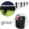 85-Piece Zipper Puller Set: Nylon Long Board Head for Clothing, Luggage, Replacement & Repair.