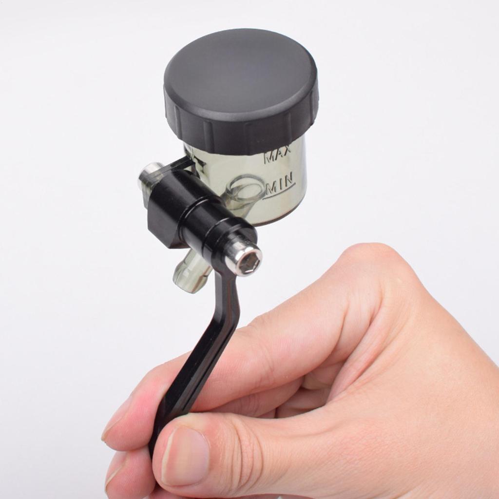Motorcycle Brake Reservoir Cup Holder Vibration Dampening Motorcycle Brake Reservoir Holder Bracket For Daily Commutes City