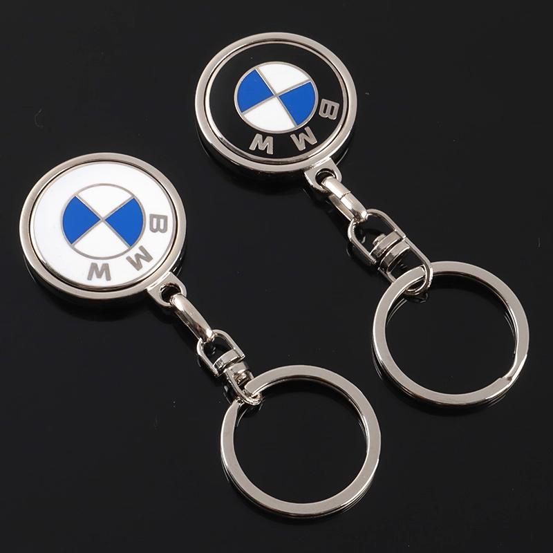 For BMW M 1 2 3 4 5 6 7 Series X1 X2 X3 X4 X5 F20 E36 E46 E90 E39 F10 Car Metallic Key Chain Creative Gift Interior Accessories