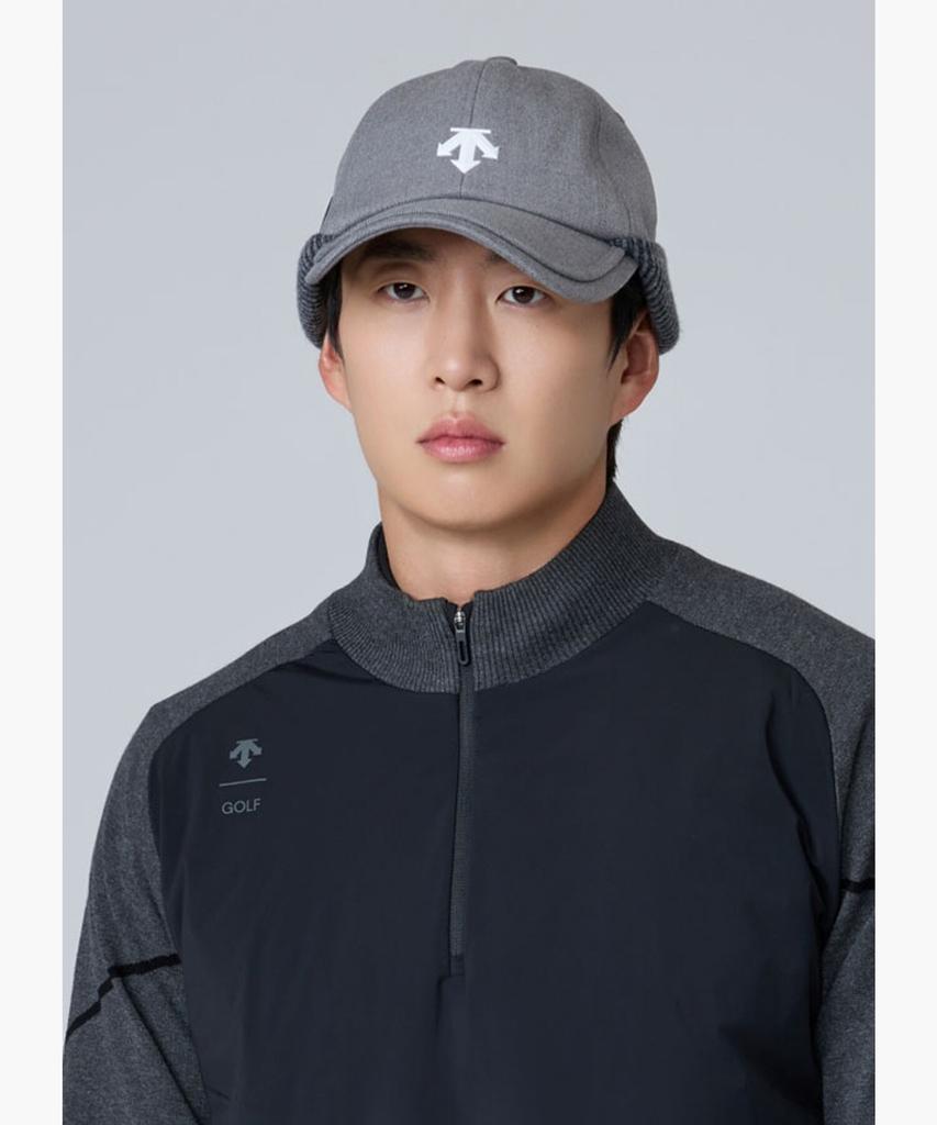 DESCENTE GOLF Men'S Integrated Ear Warmer Winter Cap Dq42Mfcpo3