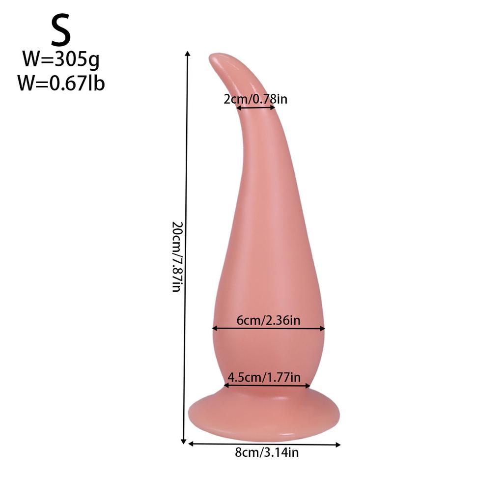 Super Thick Tail Anal Plug Three Piece Set For Male And Female Masturbation And Anal Expansion
