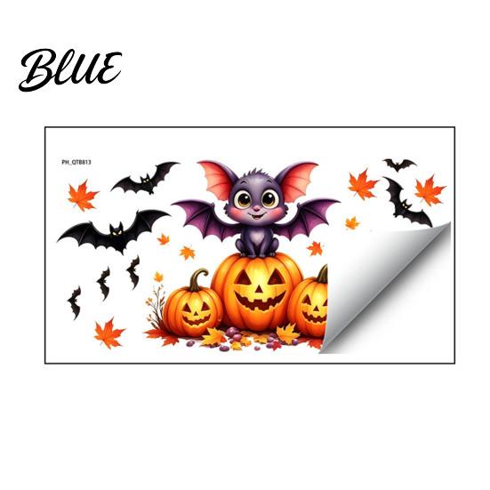 Easy Peel Stick Classroom Wall Decor Cute Halloween Decals  Black Cat Witch Bat Pumpkin Stickers  Fall Removable Theme Party Backdrop Decorations