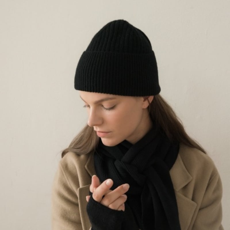 BB’DE SOLI’DE bud cashmere beanie(2color)