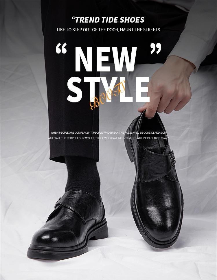 Scarpe Oxford da Uomo in Vera Pelle Autunno 2025 Business Casual Antiscivolo Comfort Stile Retrò per Matrimonio Sposo Formale