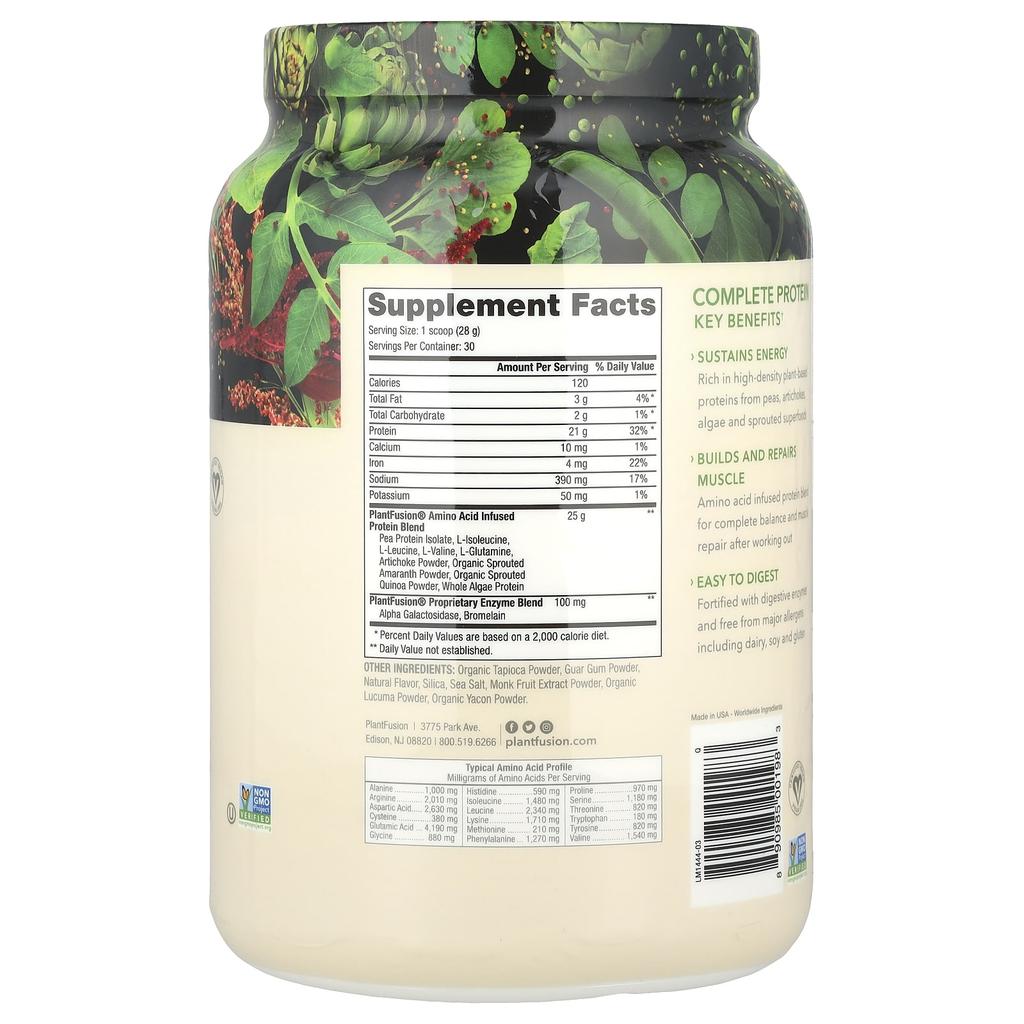 Complete Protein, Natural Ingredients, 840 G (1.85 Lb)