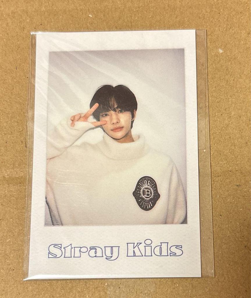 [USED] Straykids Hyunjin Seagreen Random Polaroid Trading Card
