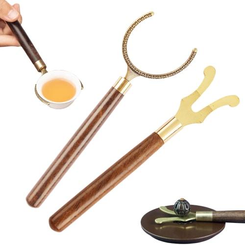 DEVENTORZ Iron Teapot, Ironware, Pot Fork, Nanbu Ironware, Teapot, Kettle, Induction Cooktop Compatible, Iron Supplement, Tea Ceremony Utensil (Pot Fo