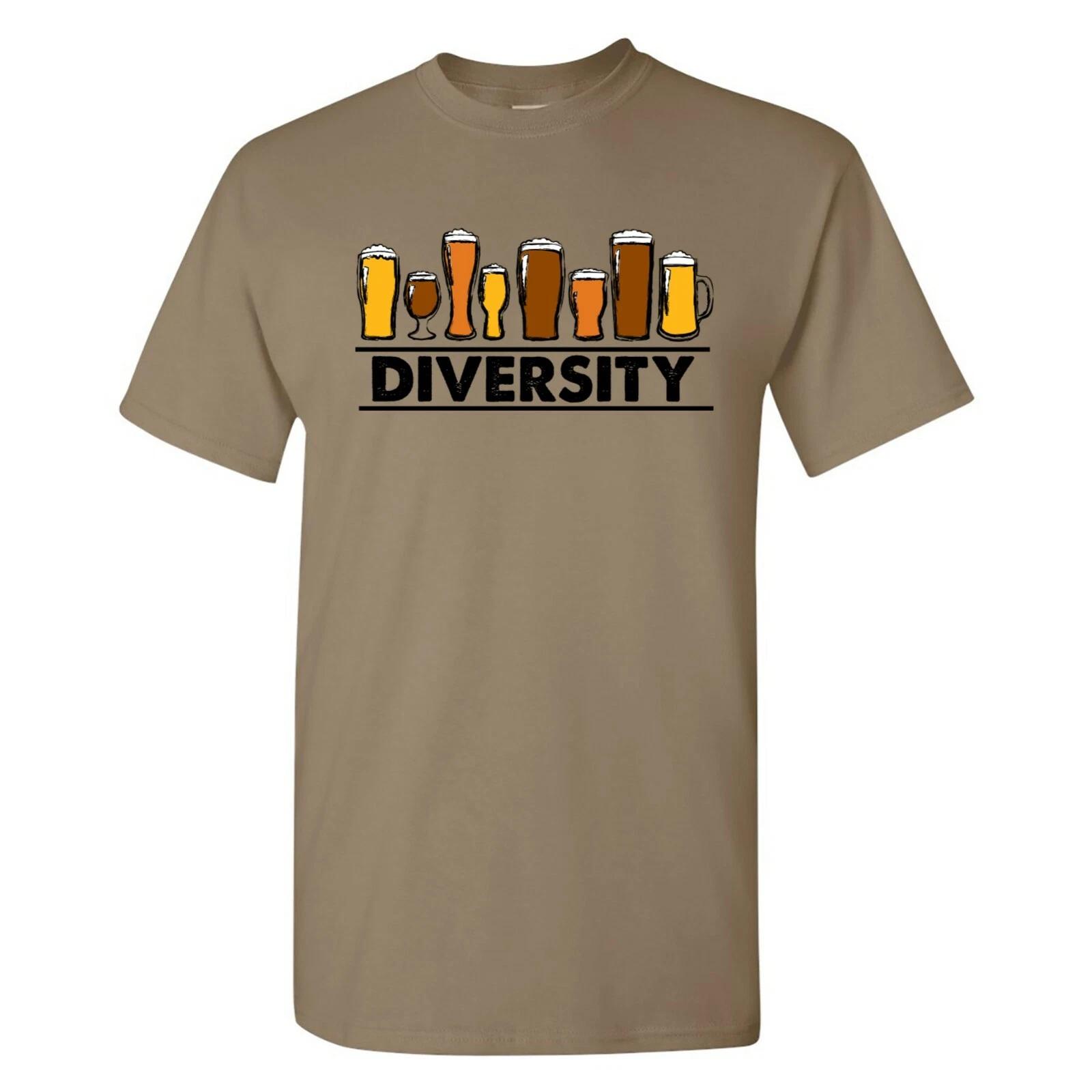 Beer Diversity - Funny Craft Beer Pint Glass Drinking Brewery T Shirt 2XL