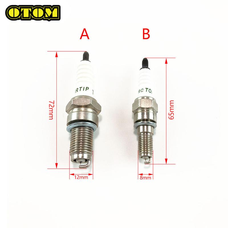 Motorcycle For ZONGSHEN Spark Plug D8RTIP And JH9RC NC450 MOTOLAND GR8 BRZ HENGJIAN KAYO Engine Accessories Pit DIrt Bike Part
