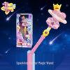 Wonderful Shining Meteor Magic Wand - Lights & Sounds Princess Toy for Girls
