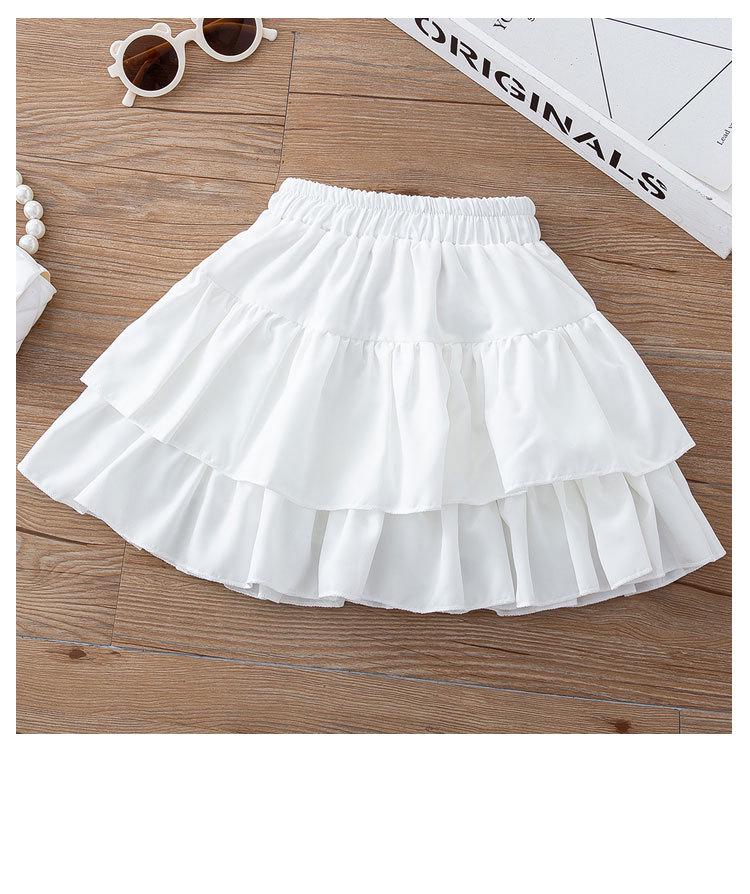 Girls' College Style Pleated Skirt - Anti-Exposure, Puffy Design for All Seasons