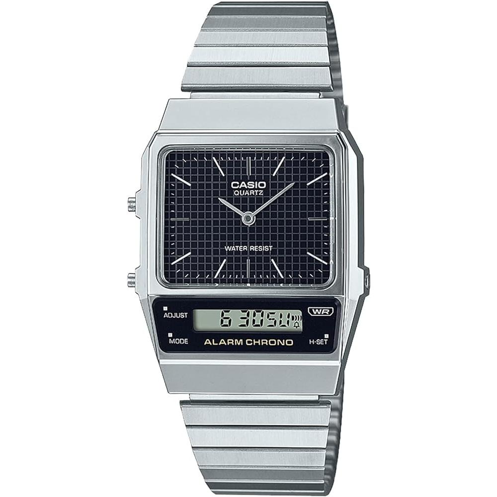 

[casio] Часы Standard Aq 800e 1a Silver Reprint Retro Modern Design []