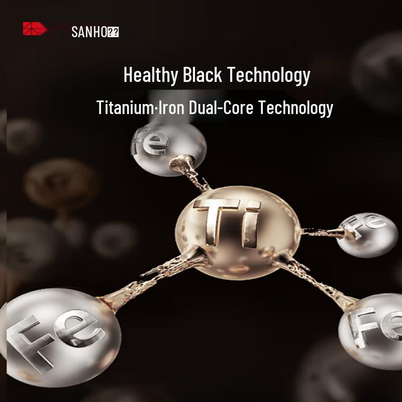 Sanhe Titanium Iron Non-Stick Wok, Coating-Free