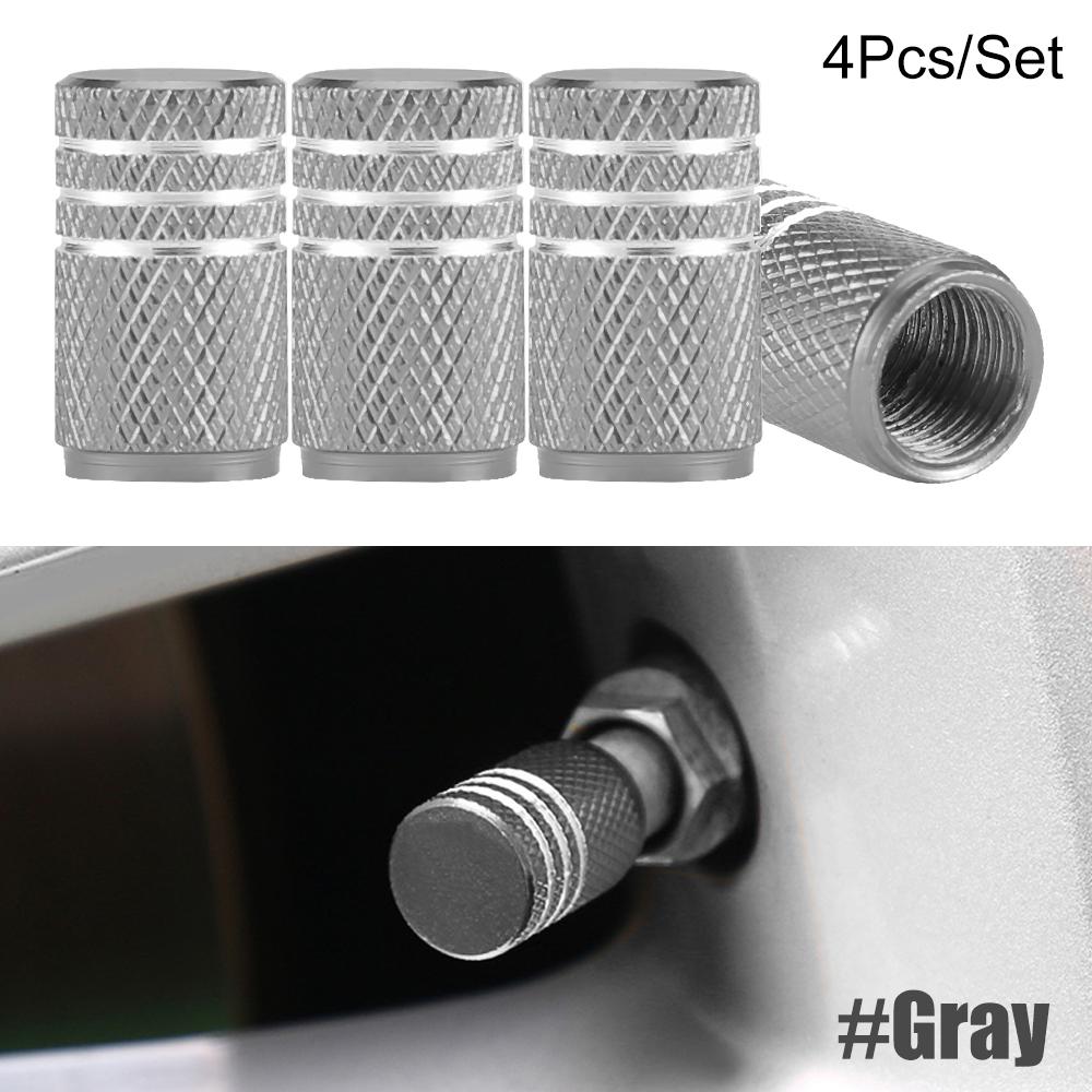 4Pcs/Set Tire Stem Valve Caps Aluminium Car Dustproof Caps Tire Wheel Stem Air Valve Caps  Tapones Para Llantas Accesorios Para