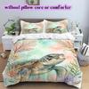 Watercolor Animal Painting Pattern Bedding,Quilt Set Quilt Cover Pillowcase Home Birthday Gift (1*duvet Cover+2*pillowcase,without Core)