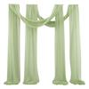 Wedding Arch Chiffon Table Runner Panel Creative Wedding Backdrop for Photo Backdrop Themed Party Carnivals Birthday Baby Shower