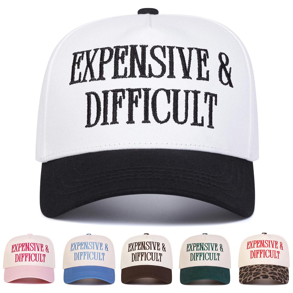 Men Letter Embroidered Patchwork Baseball Cap Five-sided Hat Outdoor Adjustable Sunscreen Leisure Hat Spring Autumn Travel Tourism Beach Vacation