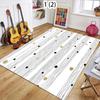 2D Modern Minimalist Striped Rectangular Carpet Colorful Geometric Decorative Area Rug for Living Room Bedroom Home Decor