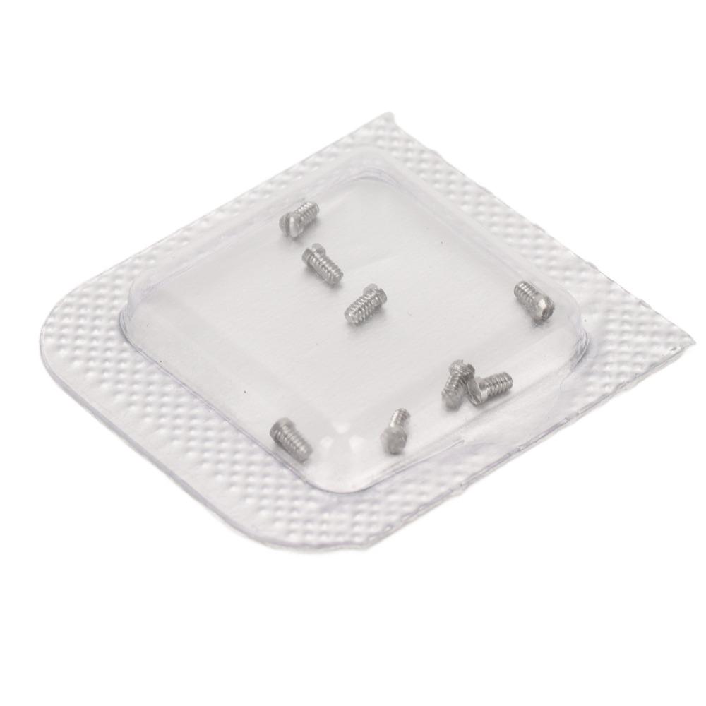 8pcs Stainless Steel Micro Watch Repair Screws 1.2 X 1.6 X 3.25mm 1 X 1.4 X 3.2mm Watch Back Cover Screws 1 X 1.3 X 2.4mm