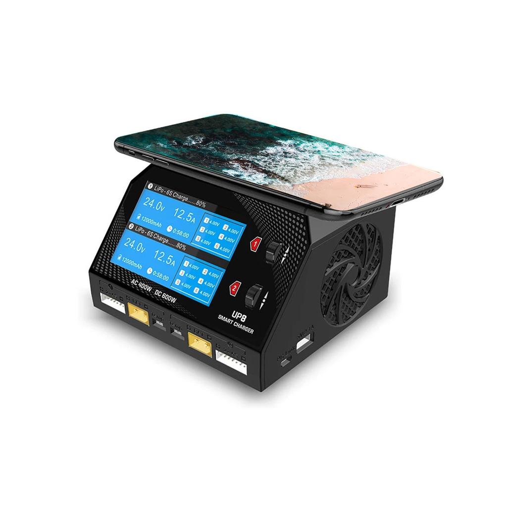 UP8 Battery Balance Charger AC 400W DC 600W 2x16A Dual Channel Battery Balance Charger Discharger