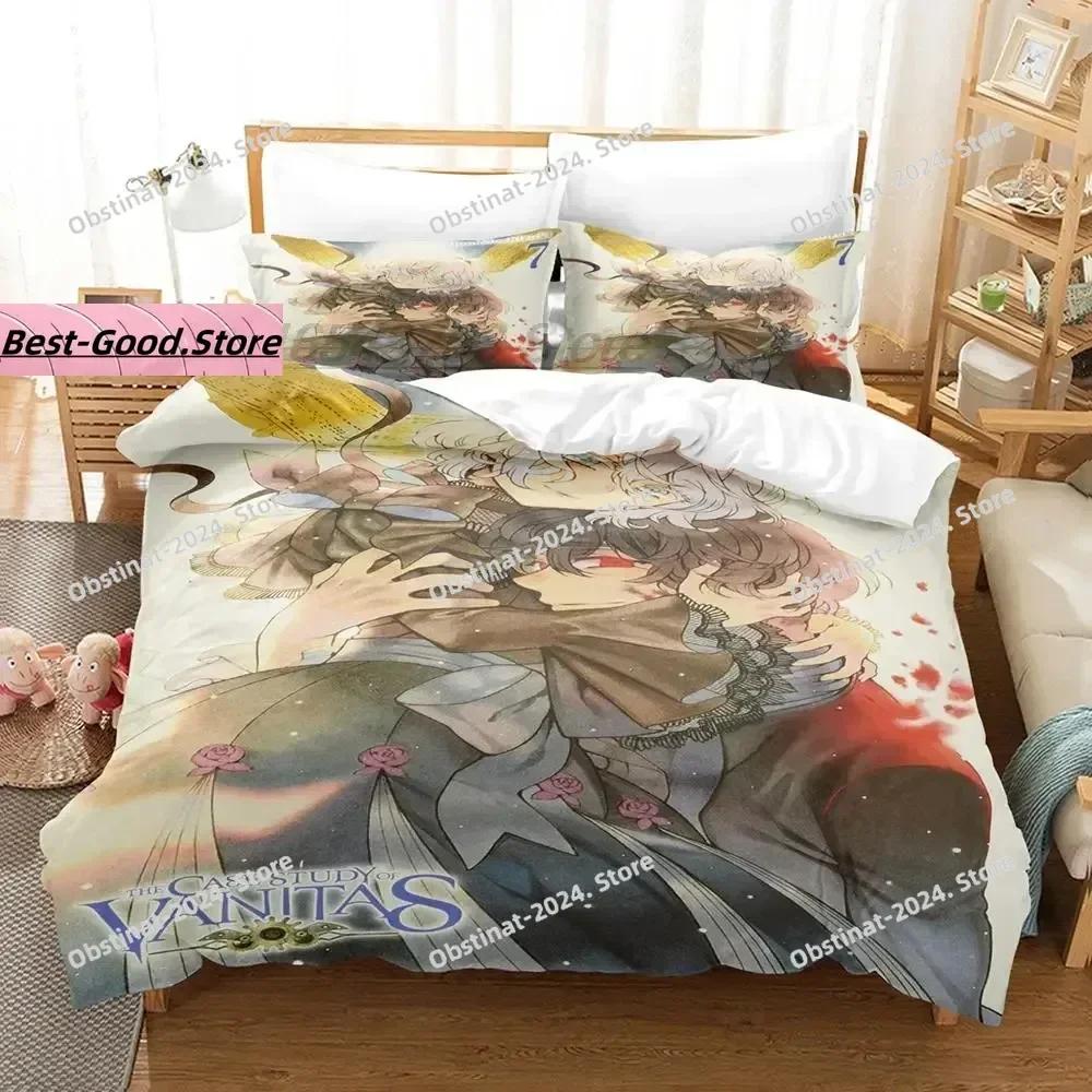 

Comforter The Case Study Of Vanitas Bedding Set Single Twin Full Queen King Size Bed Set Adult Kid Bedroom S 3D Print Anime Comforter (quilt)-EU Single(135*200cm)3pcs