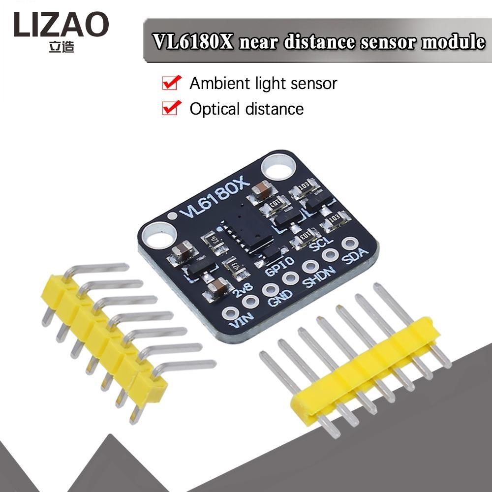 LIZAO VL6181X Optical Ranging Sensor Module, 1.1V 1V I1C Range Finder with Gesture Recognition for Arduino