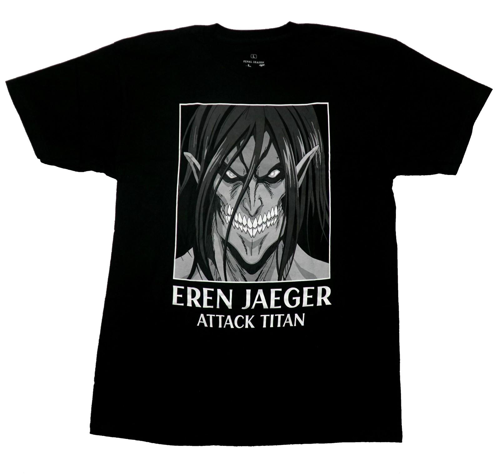 Attack On Titan Final Season New Adult T-Shirt - Giant Image of Ben Jaeger S