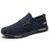 2025 Mens Bussiness Style Canvas Shoes Lace Up Classic Soft Moccasins Hombre Breathable Men Shoes Flats Walking Shoes