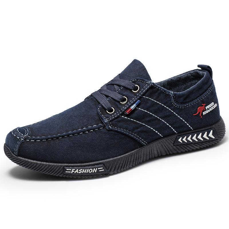 Scarpe da Ginnastica da Uomo 2025 Antiscivolo Suola Morbida Casual Maschili Lavoro in Denim Traspiranti Taglia 39-44 Sneaker alla Moda