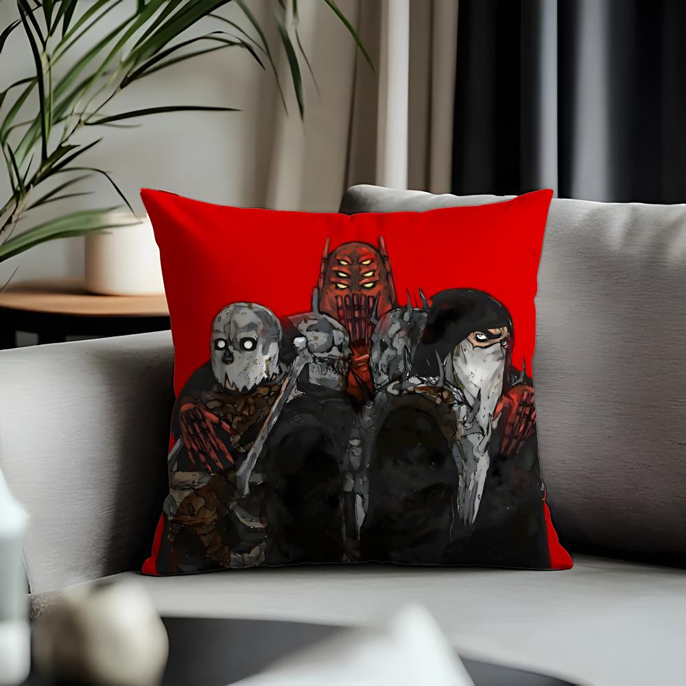 Trending DDai Darkied Cushion Cover Antidustmite Pillowcase Invisible Zipper Silky Short Plush Sofa Cushion Cover