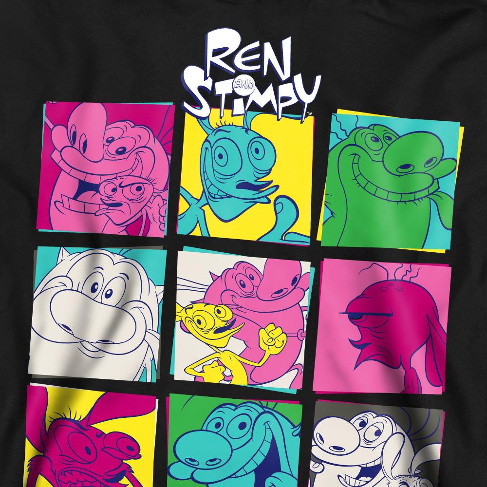 Unisex mikina pro dospělé s motivem Warhola 2 od Rena a Stimpyho