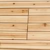 Fuji Boeki Garden Table Set BBQ Table Bench Set Width 120 X Depth 75 X Height 65cm Natural For 4 People With Stove Space With Parasol Hole Cedar Wood