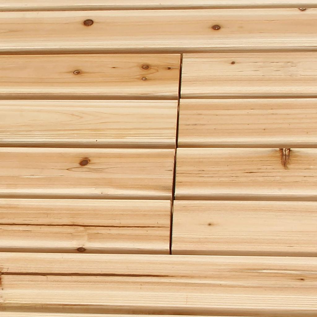 Fuji Boeki Garden Table Set BBQ Table Bench Set Width 120 X Depth 75 X Height 65cm Natural For 4 People With Stove Space With Parasol Hole Cedar Wood