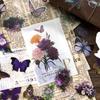 Yan Ji Retro Flower Bouquet Sticker Pack: 8 Elegant Styles for Journals and Collages