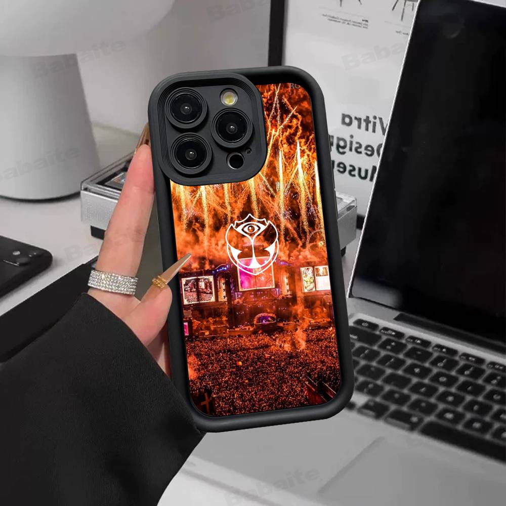 T-tomorrowland Logo Phone Case For iPhone 17 16 E 15 14 13 12 11 Pro Max Plus Back Cover