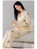 2025 Women's Cotton Pajama Set: Long Sleeve Spring/Autumn Cardigan, Plus Size, Thin, Sweet Homewear.