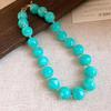 Colorful Bohemian Acrylic Beaded Choker Handmade Unique Necklace for Women Summer Beach Party Jewelry
