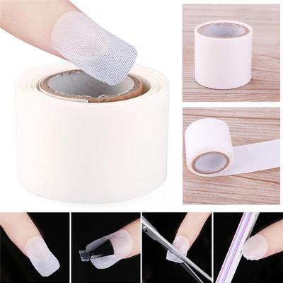 Αυτοκόλλητο 100cm Faux Silk Nail Wrap UV Gel Acrylic Nail Protector Εργαλείο μανικιούρ
