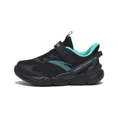 Velcro Low Top Kids Running Shoes Kids Sneaker Black Blue A312249935H-3