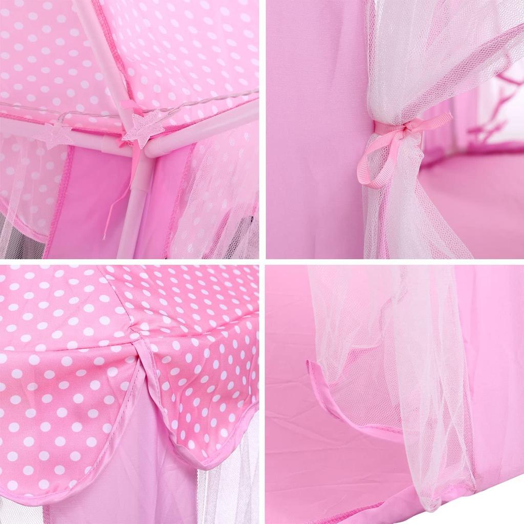 Actnow Kids Indoor Great Value Young Splendid Stage Kids Play Kids Tent Easy to Includes Storage Bag Tent, Girls, Children's Tent, [Tent + Mat, Set]