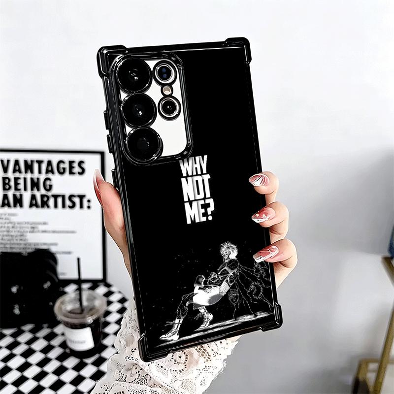 Hajime No Ippo Anime Plating Phone Case For Samsung Galaxy S24 S25 FE S26 Edge S23 Ultra S22 S21 Plus S20 Anti-Fall Airabag Cove