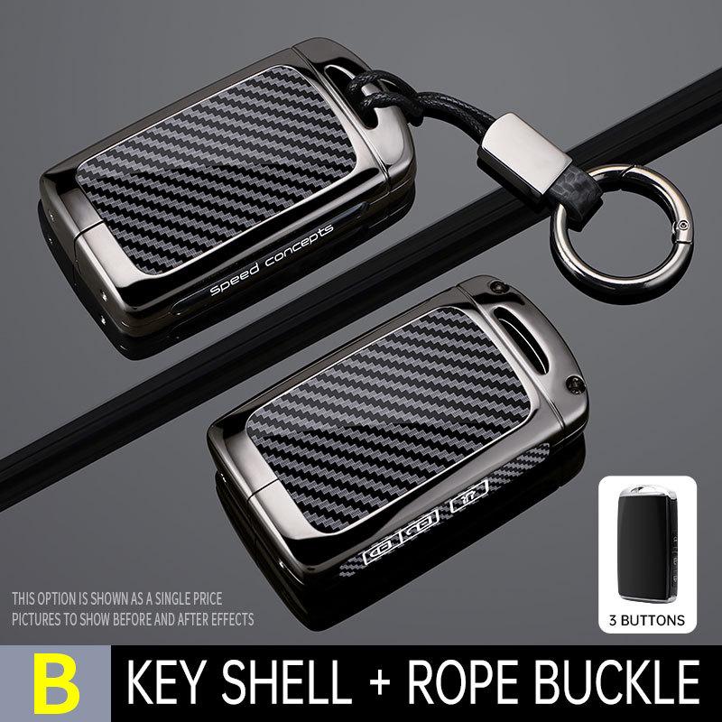 Mazda Car Key Case for Mazda 3, CX4, CX5, CX30, CX50 - Full Coverage Protective Shell for Men & Women